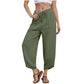 🌸New Arrival 50%OFF💖Women's Casual Wide Leg Ankle Pants