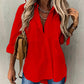 🌸New Arrival 50%OFF💖Women’s Long Sleeve Solid Color Shirt