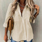 🌸New Arrival 50%OFF💖Women’s Long Sleeve Solid Color Shirt