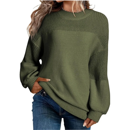 💜LAST DAY SALE- 50% OFF💜Women's Loose Fit Long Sleeve Knit Sweater