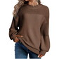 💜LAST DAY SALE- 50% OFF💜Women's Loose Fit Long Sleeve Knit Sweater