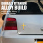 🚗✝️Metal Jesus Christ Cross Badge Stickers|3D Cross Self-Adhesive Car Scratch Cover Sticker
