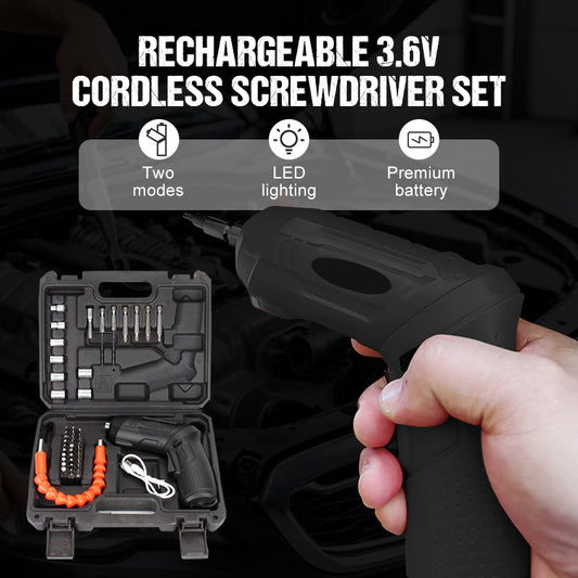 🏆Flash Sale 20K+ SOLD! 🔥Rechargeable 3.6V battery screwdriver set🛠️