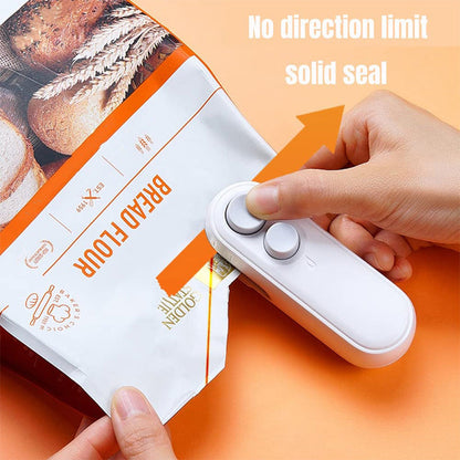 💥Mini Sealer Small Household Hand Pressure Sealer Portable Snack Plastic Bag Heat Sealing Machine