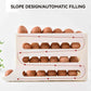 💥 50% OFF! 🎉 Egg Holder for Fridge, Eggs Dispenser Auto Rolling 🥚