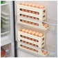 💥 50% OFF! 🎉 Egg Holder for Fridge, Eggs Dispenser Auto Rolling 🥚