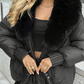 🧥 50% OFF NOW! ✨ Fashion Padded Coat with Faux Fur Collar - Thermal Insulation & Windproof Design for Winter Elegance ❄️👢