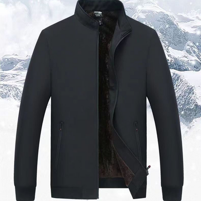 🔥 LAST DAY PROMOTION - 50%OFF 🧥 Men's Solid Color Zip Up Warm Jacket