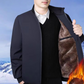 🔥 LAST DAY PROMOTION - 50%OFF 🧥 Men's Solid Color Zip Up Warm Jacket