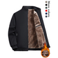 🔥 LAST DAY PROMOTION - 50%OFF 🧥 Men's Solid Color Zip Up Warm Jacket