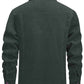 Men's Corduroy Jacket, Sherpa Lined, Cargo Jacket, Cotton, Turn-Down Collar, Winter, Warm, Casual, Work Coat with 5 Pockets