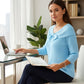 Women’s Knit Sweater with Bow