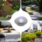 Outdoor Solar Pebble Garden Light