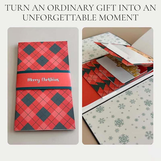 🏆Flash Sale⚡ 50K+ SOLD! Almost Gone-🎅Handmade Christmas gift card booklet