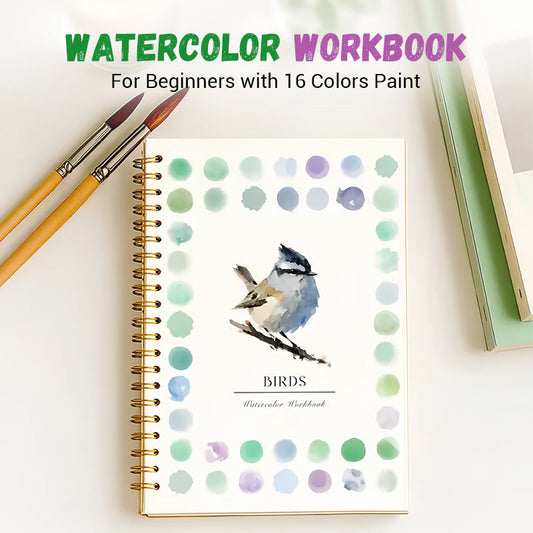 Hot Sale 56% OFF📚ginner-Friendly❤️Watercolor Workbook