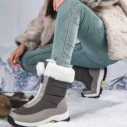 🔥Limited stock available 55% OFF🔥Women’s Non-Slip Warm Zipper Snow Boots👢