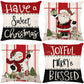 🎅Cute Christmas Print Pillow Cover