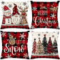🎅Cute Christmas Print Pillow Cover