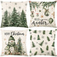 🎅Cute Christmas Print Pillow Cover