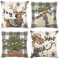 🎅Cute Christmas Print Pillow Cover