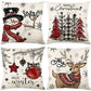 🎅Cute Christmas Print Pillow Cover