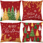 🎅Cute Christmas Print Pillow Cover