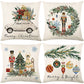 🎅Cute Christmas Print Pillow Cover