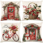 🎅Cute Christmas Print Pillow Cover
