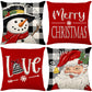 🎅Cute Christmas Print Pillow Cover