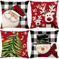 🎅Cute Christmas Print Pillow Cover