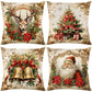 🎅Cute Christmas Print Pillow Cover