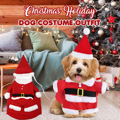 Christmas Holiday Dog Costume Outfit