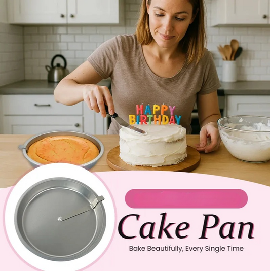 ⏳Limited-time 50% off⏰Perfect Release Stainless Steel Cake Pan🍰