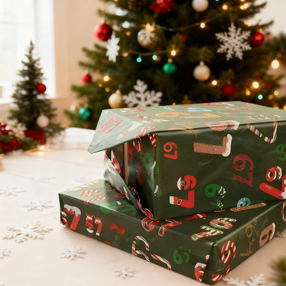 🎅Christmas Special Price ￡9.99!🎅 Christmas Gift Wrap – Wrap Your Presents in Viral Holiday Fun 🎄