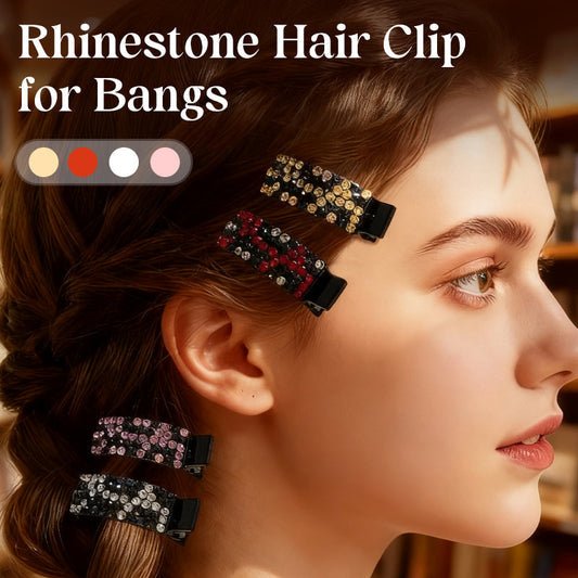 💕Last Day 50% OFF💕Rhinestone Hair Clip for Bangs