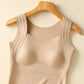 Women's Thermal Tank Tops with Built-in Bra