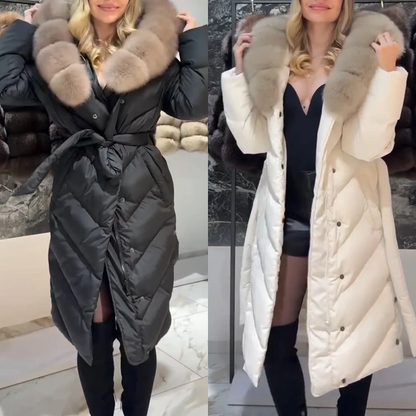 🖤🤍Black Friday Sale🤍🖤New arrivals offer-Women's Elegant Casual Cotton Coat with Fur Collar