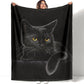 🐈‍⬛🖤 Giant Black Cat Cozy Blanket – Soft Cat-Themed Throw for Sofa, Bed & Travel