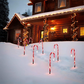 Christmas Outdoor Solar Candy Cane Lights