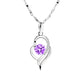 Women's Elegant Heart-Shaped Bracelet & Necklace