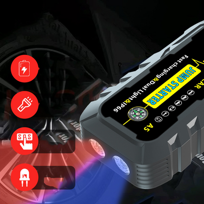 12V High-Capacity Car Jump Starter Power Bank