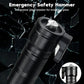 High-Lumen Zoomable Rechargeable LED Flashlight