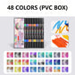 Glitter Dual-Tip Acrylic Paint Markers Set