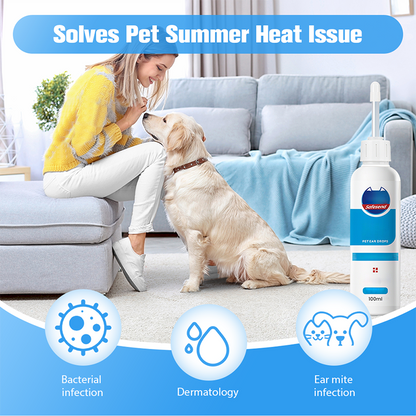 Anti-Mite & Antibacterial Ear Drops for Pets