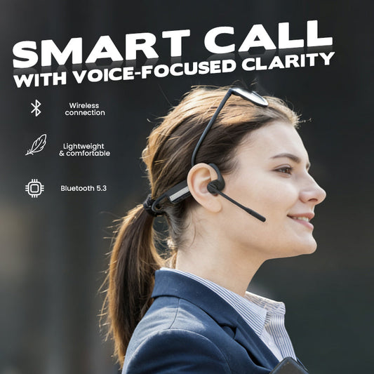 🎁Hot Sale Promotion 49% OFF🔥 Open Air Conduction Wireless Bluetooth Headset with Microphone