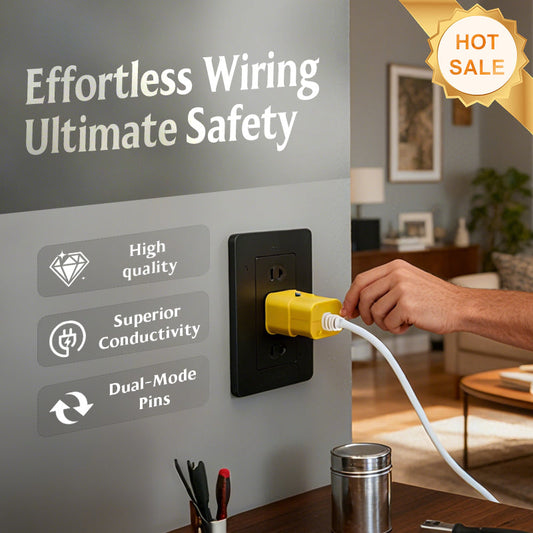 Dual-Mode Rotatable 2-Pin Electrical Plug