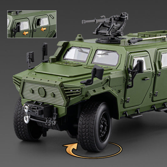 Scale Diecast Armored Military Vehicle Model