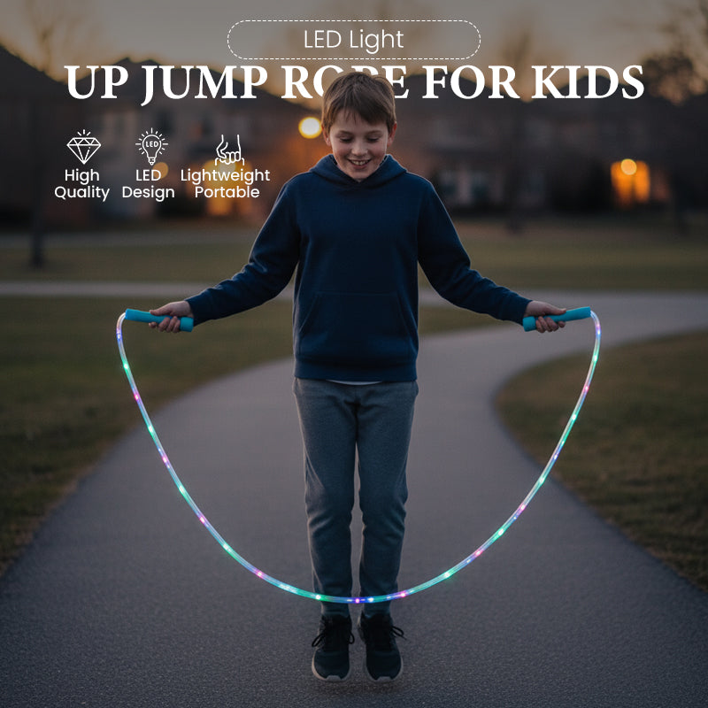 Spring Jumping Light 📢📢Buy 2 get 1 free ⏰LED Light-Up Jump Rope for Kids – letemall