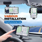 Sun Visor Phone Holder, Phone Holder for Car, 360 Rotatable and Adjustable, Compatible with Most of Smartphones, More Comfortable to Use Hands-Free.