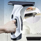 Cordless Window Vacuum Cleaner with Electric Squeegee, Water Suction Tank, Spray Bottle and Cleaning Pad for Windows, Mirrors, Shower Screens, Car Glass, Condensation and Smooth Surface Cleaning